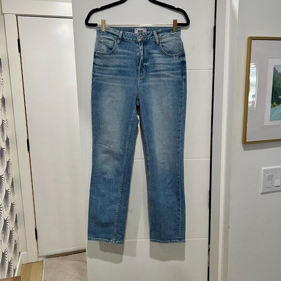 Paige High Rise Sarah Straight Jeans - Picture 4 of 10
